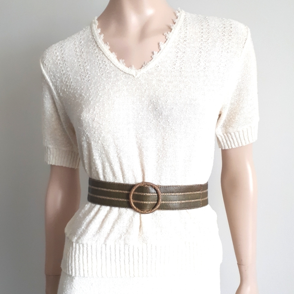 CHRISTIAN DIOR | Vintage Leather Belt